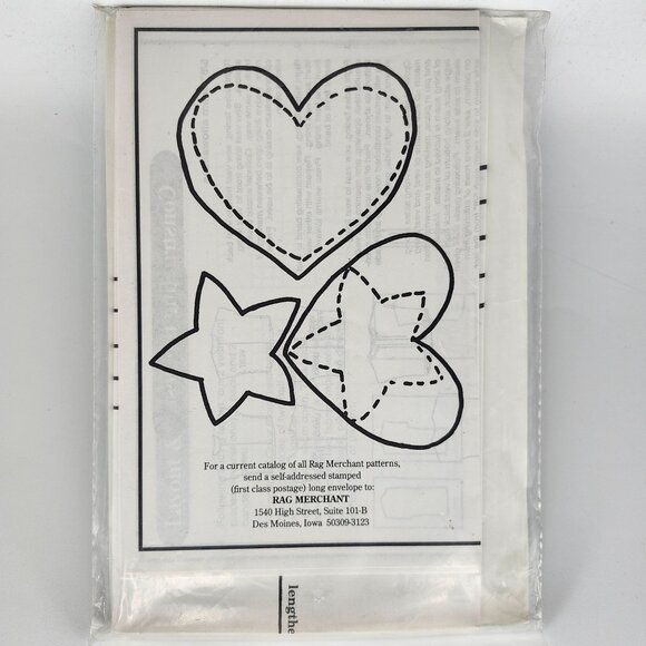 Rag Merchant Star Of My Heart Vest Sewing Pattern Quilt 1994 Jill Abeloe Mead - Picture 2 of 2